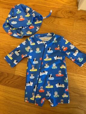 Mayoral Swim Romper with Hat